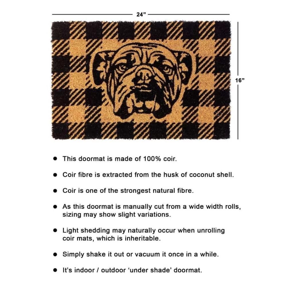 Best reviews of 🎉 RugSmith Buffalo Check Pug Doormat 🔥 - Image 3