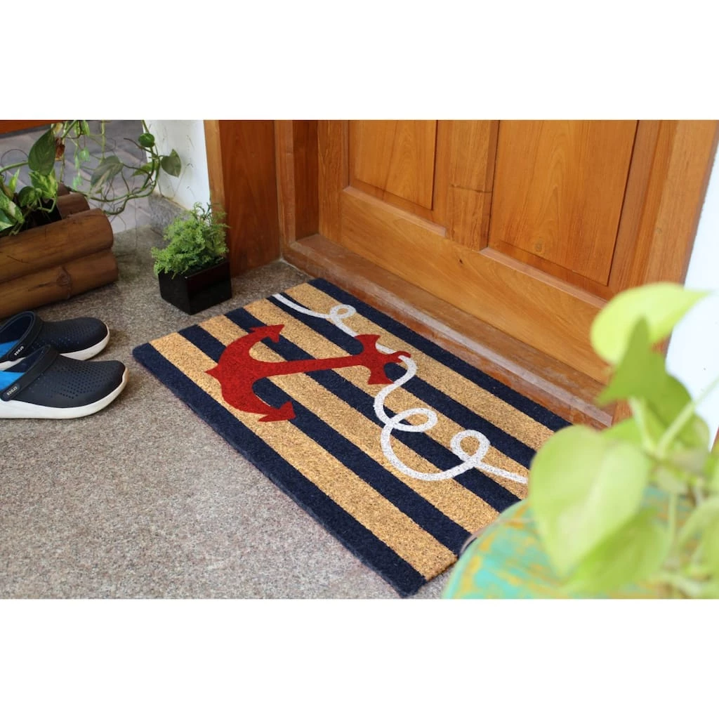 Deals 🎁 RugSmith Red Anchor Machine Tufted Doormat 🔔 - Image 2