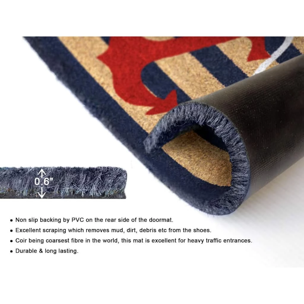 Deals 🎁 RugSmith Red Anchor Machine Tufted Doormat 🔔 - Image 4