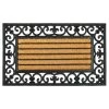 Discount 🤩 RugSmith Natural & Black Classic Irongate Molded Rubber & Coir Doormat 🌟