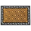 Wholesale ⭐ RugSmith Natural & Black Diamond Molded Rubber & Coir Doormat 🛒