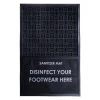 Promo 🌟 RugSmith Layered Rubber Sanitizer Doormat, Tray & Foam Insert, 24" x 36" ✔️