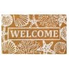 Top 10 🔔 RugSmith Natural Seashells & Starfish Welcome Machine Tufted Coir Doormat ✨
