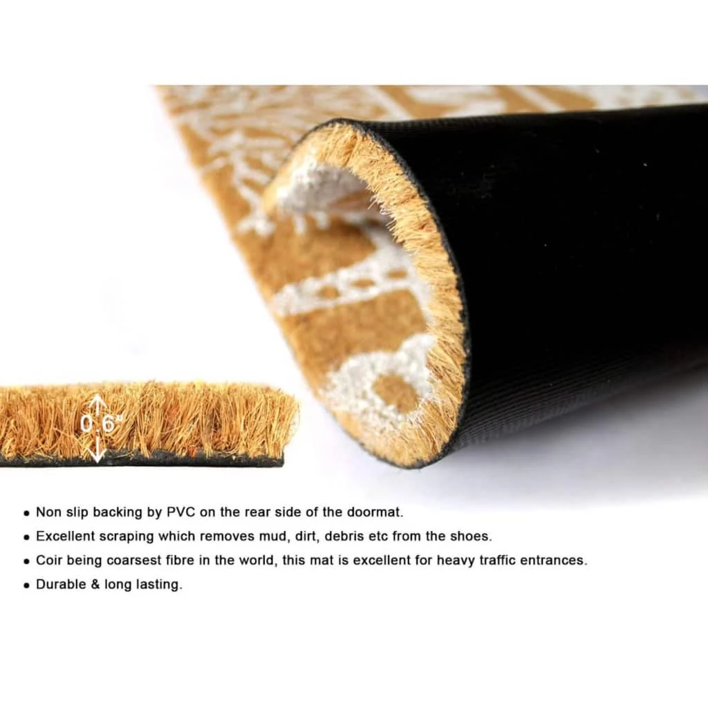 Top 10 ๐ RugSmith Natural Seashells & Starfish Welcome Machine Tufted Coir Doormat โจ - Image 4