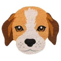 Coupon 🌟 RugSmith Shaped Beagle Face Doormat 🥰