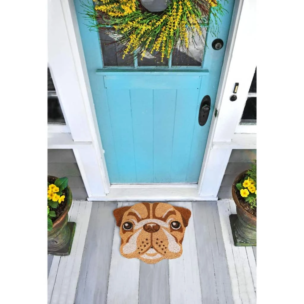Flash Sale โจ RugSmith Shaped Pug Face Doormat ๐ - Image 2