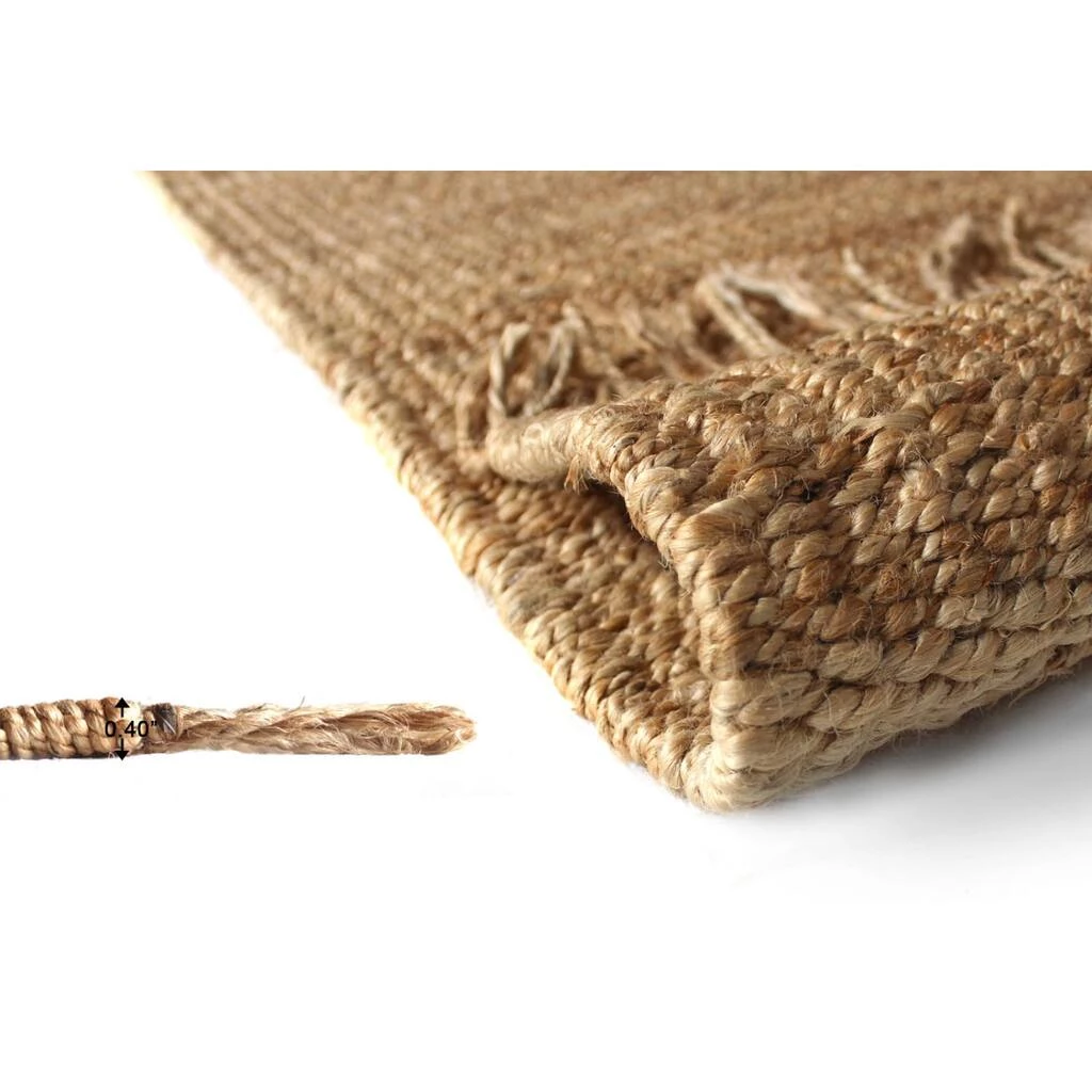 Best deal ๐ RugSmith Natural Handloom Woven Splendid Fringed Area Rug, 7.5ft. x 9.5ft. ๐ - Image 4