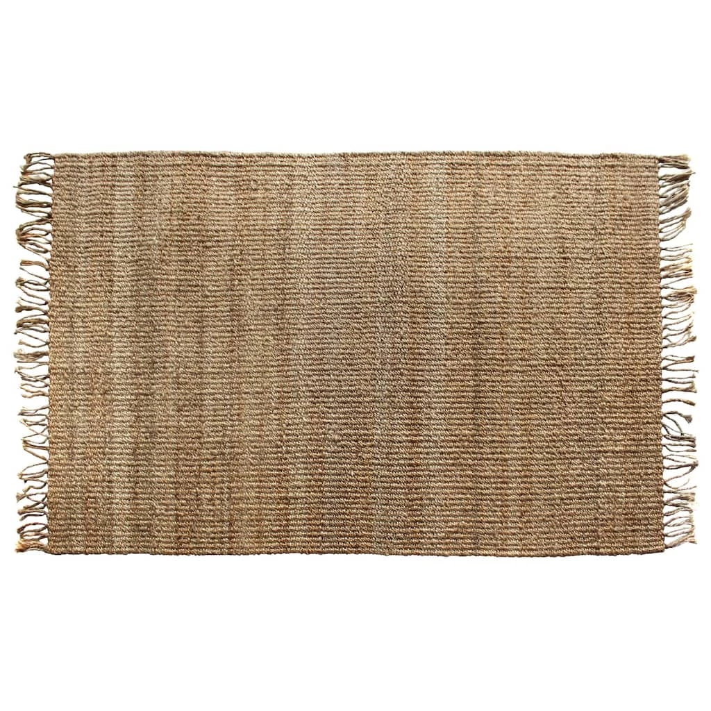 Top 10 ๐ RugSmith Natural Handloom Woven Splendid Fringed Area Rug, 5ft. x 7ft. ๐