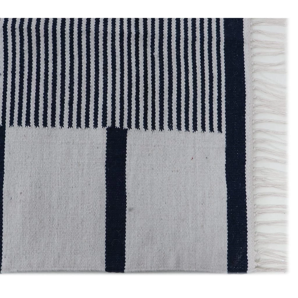 Best Pirce π RugSmith Black & White Hand Woven Mid-Century Modern Sutton Area Rug π - Image 3