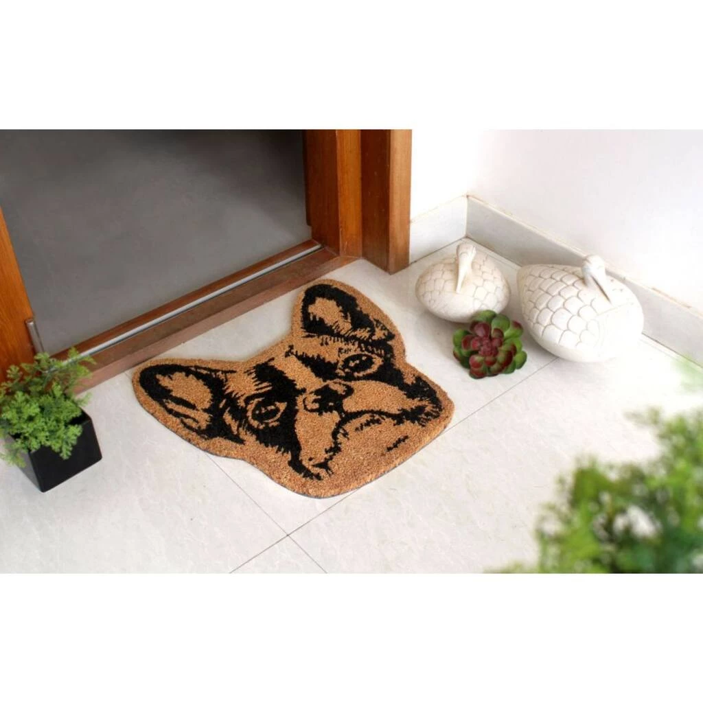 Wholesale ✔️ RugSmith Natural Machine Tufted Terrier Head Coir Doormat 🛒 - Image 2