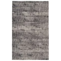 New 😉 RugSmith Gray Traffic Contemporary Modern Area Rug, 3ft. x 5ft. 🎁