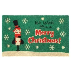 Best reviews of 😀 RugSmith Green Machine Tufted Holiday We Wish You A Merry Caroler Area Rug, 18'' x 30'' 👍