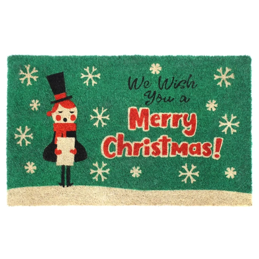 Best reviews of ๐ RugSmith Green Machine Tufted Holiday We Wish You A Merry Caroler Area Rug, 18'' x 30'' ๐