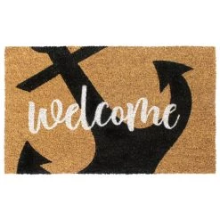 Best reviews of 🛒 RugSmith Brown Machine Tufted Welcome Anchor Doormat 😉