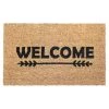 Outlet ✨ RugSmith Brown Machine Tufted Welcome Arrow Doormat 💯