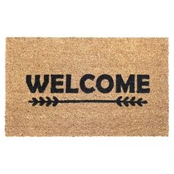 Outlet ✨ RugSmith Brown Machine Tufted Welcome Arrow Doormat 💯