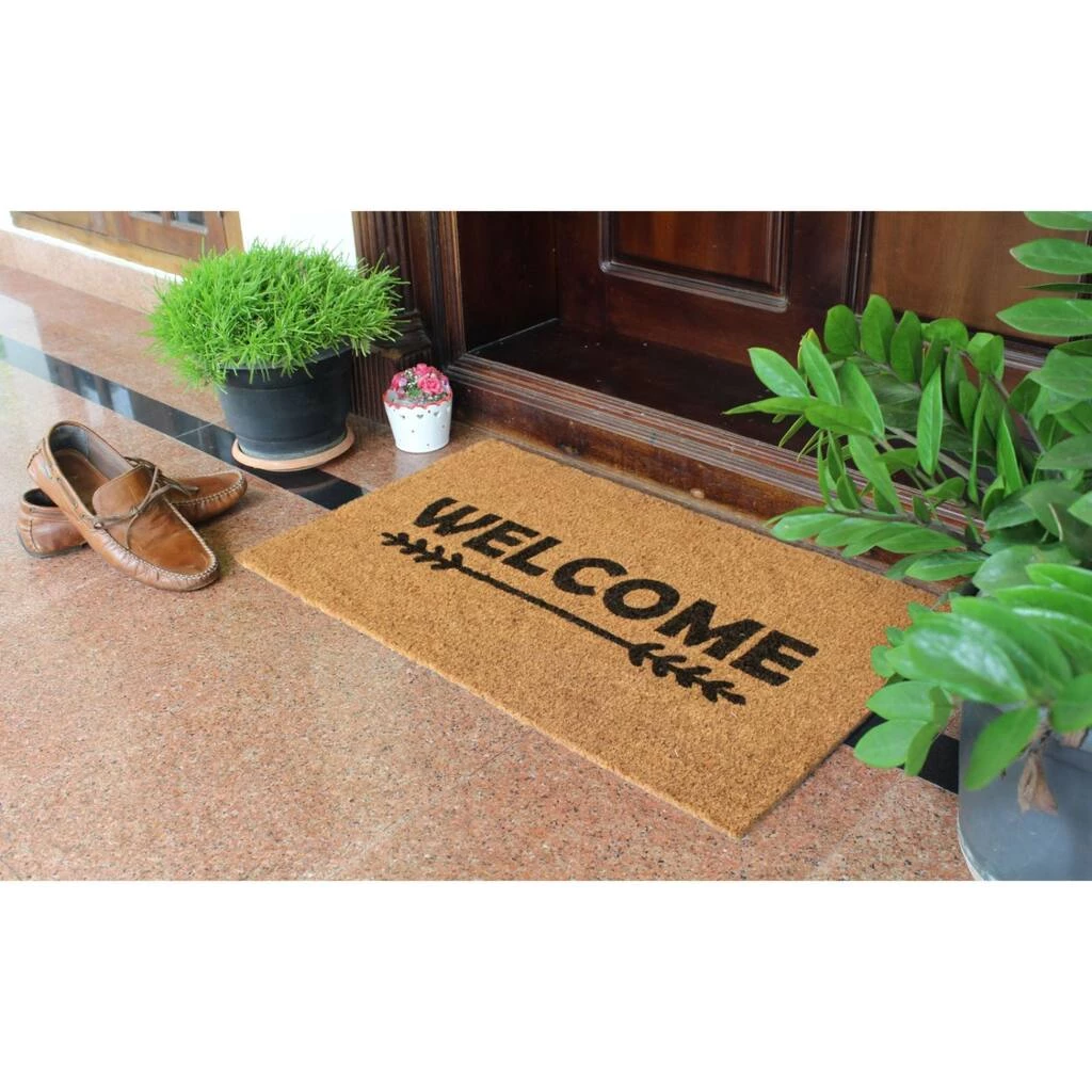 Outlet โจ RugSmith Brown Machine Tufted Welcome Arrow Doormat ๐ฏ - Image 2
