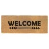 Wholesale ❤️ RugSmith Brown Machine Tufted Welcome Arrow Long Doormat 🔥