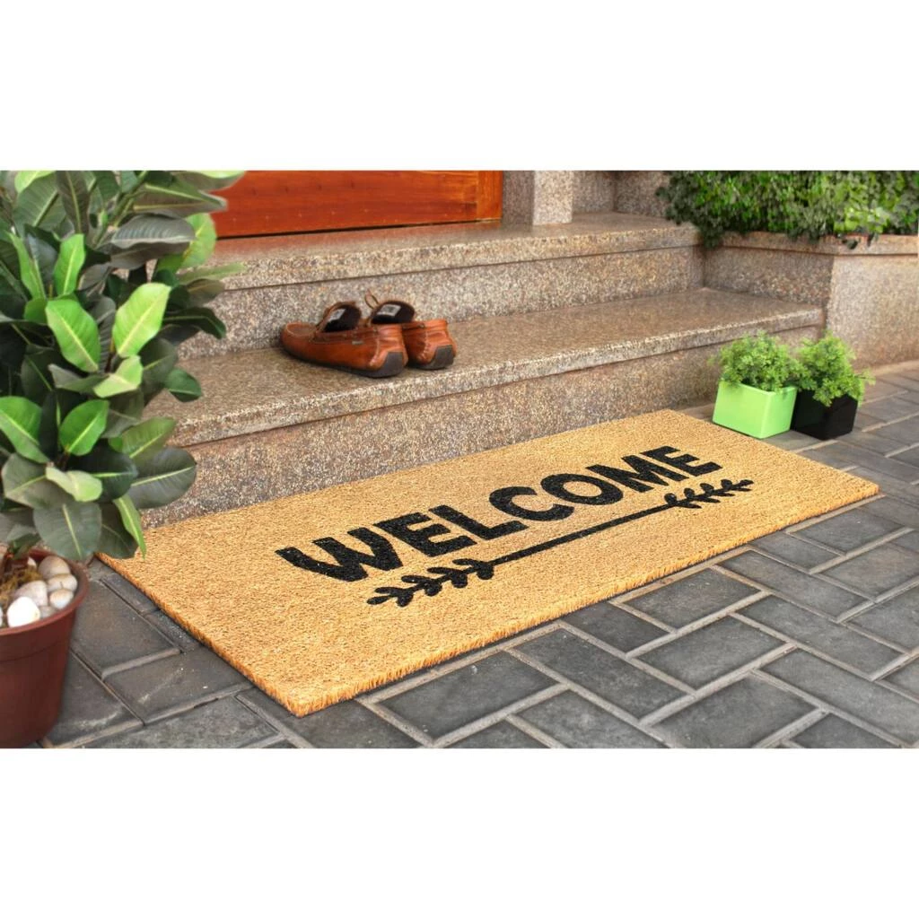 Wholesale โค๏ธ RugSmith Brown Machine Tufted Welcome Arrow Long Doormat ๐ฅ - Image 2