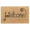 Cheapest 👏 RugSmith Brown Machine Tufted Welcome Cat Face Doormat 👏