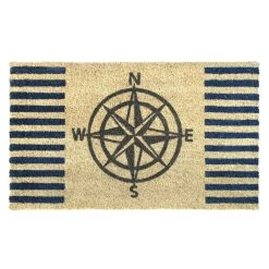 Cheapest 😉 RugSmith Gray Machine Tufted Welcome Compass Doormat 😀