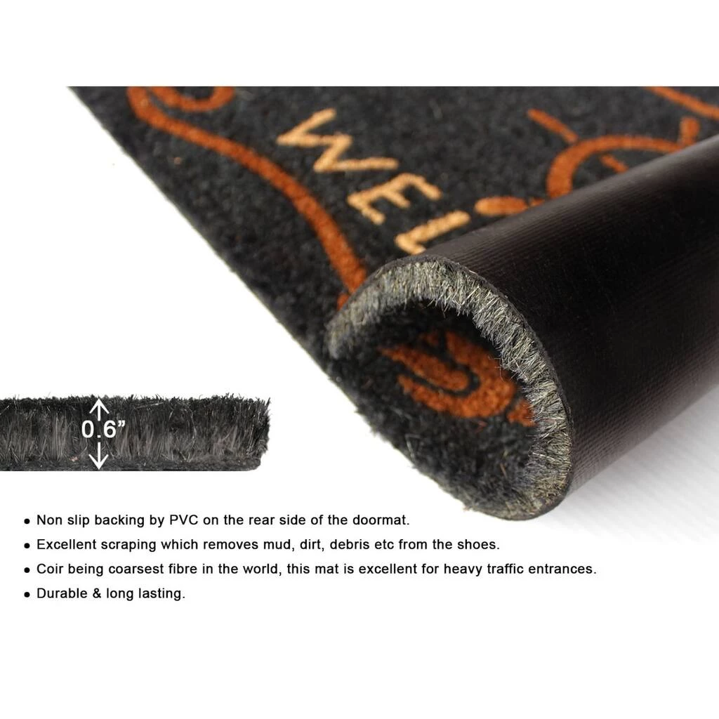 Brand new 🛒 RugSmith Blue Machine Tufted Welcome Marine Doormat 🤩 - Image 4