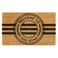 Flash Sale 😍 RugSmith Machine Tufted Welcome To Our Home Doormat ❤️