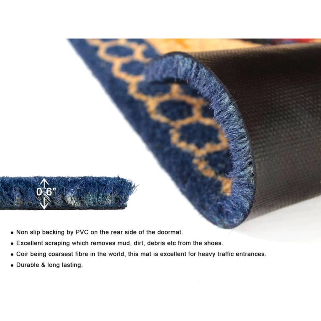 Promo โ๏ธ RugSmith Natural Machine Tufted Welcome To Our Coop Doormat ๐ - Image 4