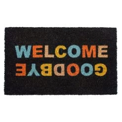 Buy 😀 RugSmith Multicolor Machine Tufted Welcome Good Bye Doormat 🎉