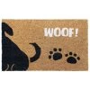 Cheap 😉 RugSmith White Machine Tufted Woof Doormat ⌛
