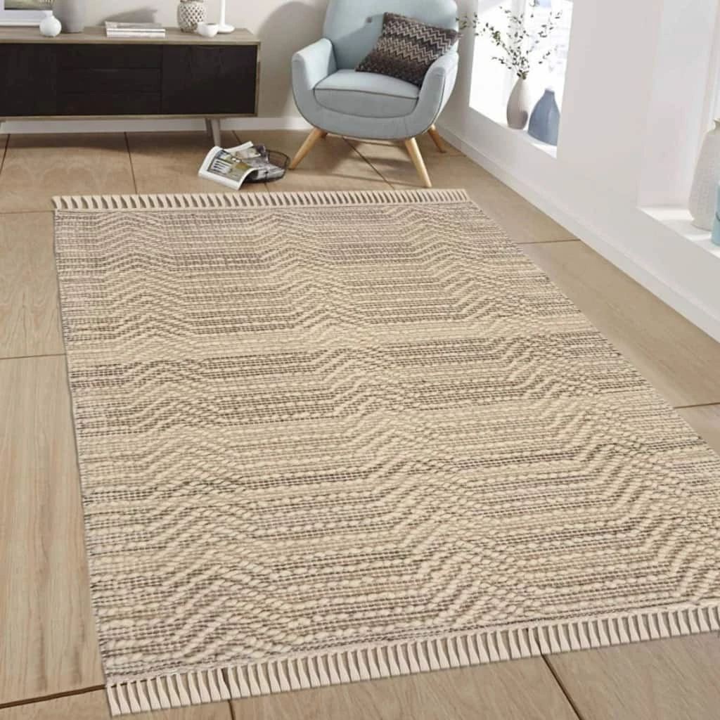 Cheapest 🎉 RugSmith Beige Hand-Woven Yucca Area Rug, 5ft. x 8ft. 👏 - Image 3